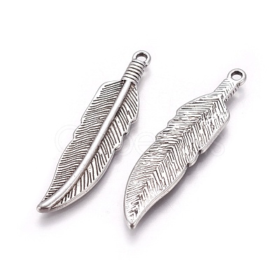 Tibetan Style Alloy Charms TIBEP-16624-AS-RS-1