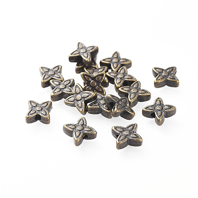 Tibetan Style Alloy Beads MLF0238Y-NF-1