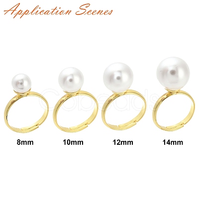 Brass Adjustable Ring Settings KK-A272-01A-G-1