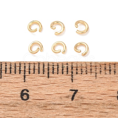 Brass Open Jump Rings KK-G604-08G-07-1