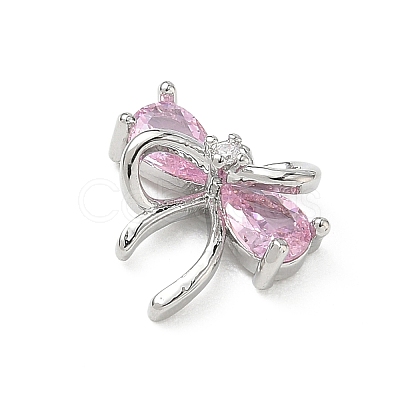 Brass Micro Pave Cubic Zirconia Charms KK-A300-01P-03-1