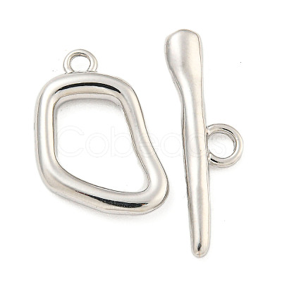 Brass Toggle Clasps KK-A223-29P-1