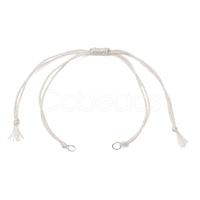 Polyester Cord Braided Bracelet Making AJEW-JB01377-01-1