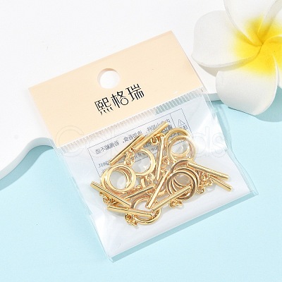 SHEGRACE Brass Toggle Clasps XGR0123G-157G-1