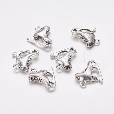 Tibetan Style Alloy Pendants X-TIBEP-24261-AS-RS-1