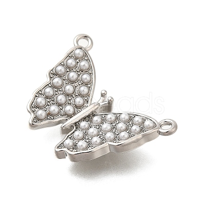 Butterfly Rack Plating Brass Pendants KK-I716-16P-1