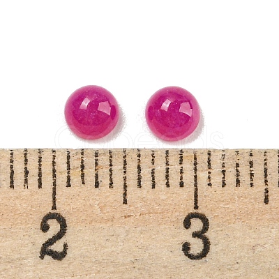 Natural White Jade Dyed Cabochons G-H309-03-35-1