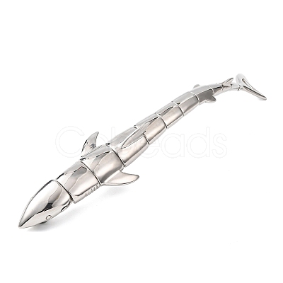 304 Stainless Steel Link Chain Bracelets for Women Men BJEW-P386-08P-1