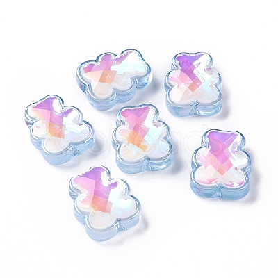Acrylic Beads OACR-E007-02B-1