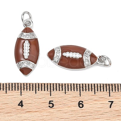 SHEGRACE Brass Micro Pave Clear Cubic Zirconia Pendants XGRQ29962-395P-1