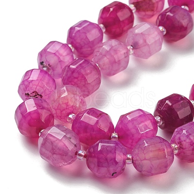 Natural Agate Beads Strands G-C039-D03-1