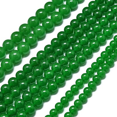 Natural Malaysia Jade Beads Strands G-L645-C01-6mm-17-1