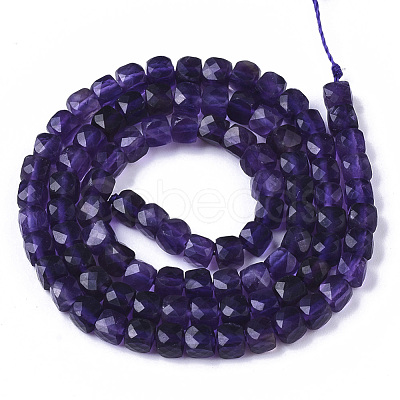 Natural Amethyst Beads Strands G-R460-028A-1