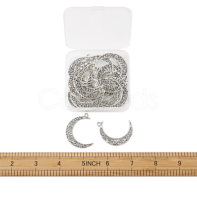 Tibetan Style Alloy Pendants TIBE-TA0001-08AS-1