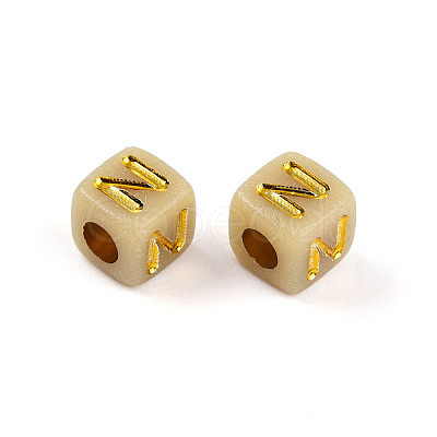 Plating Acrylic Beads OACR-N140-01E-N-1
