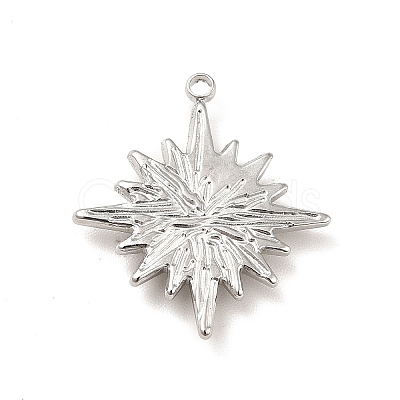 Non-Tarnish 304 Stainless Steel Pendant Rhinestone Settings STAS-I197-013P-1