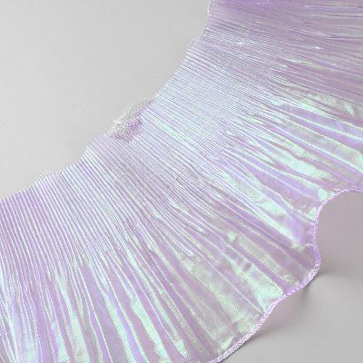 Lucency Polyester Pleated Lace Trim OCOR-WH200020-07H-1