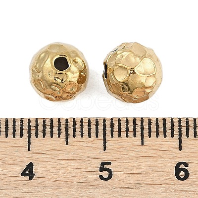 Textured 316 Surgical Stainless Steel Beads STAS-M106-01E-G-1