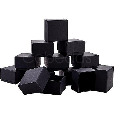 Kraft Paper Cardboard Jewelry Boxes CBOX-BC0001-13B-1