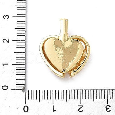 Brass Micro Pave Cubic Zirconia Openable Pendants LS-KK-Z143-04G-03-1