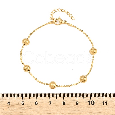 304 Stainless Steel Satellite Chain Bracelets BJEW-D458-01G-1