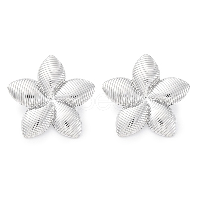 304 Stainless Steel Stud Earrings for Women EJEW-K306-19P-1