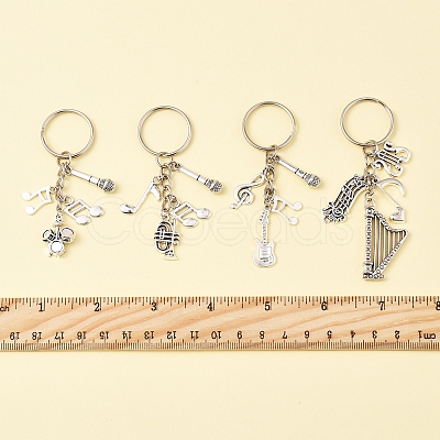 Music Theme Alloy Keychain KEYC-FS00029-01-1