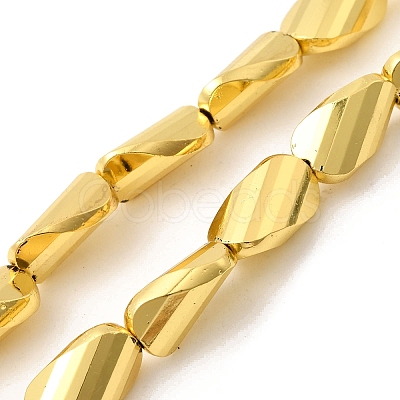 Electroplate Glass Beads Strands EGLA-F166-05B-1
