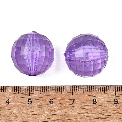 Transparent Acrylic Beads TACR-NH0001-H-19-1