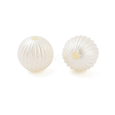 ABS Plastic Imitation Pearl Bead MACR-K350-10A-1