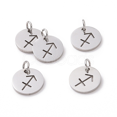 Non-Tarnish 304 Stainless Steel Charms STAS-Q201-T445-9S-1