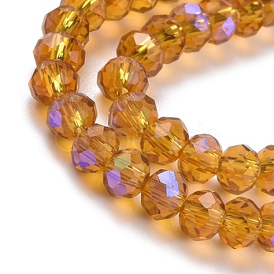 Electroplate Glass Beads Strands EGLA-A034-T8mm-L01-1