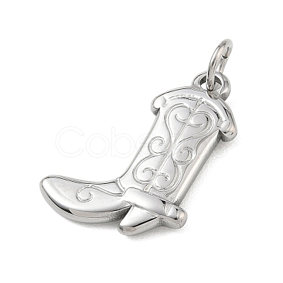 304 Stainless Steel Pendants FIND-T075-02P-1
