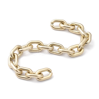Handmade Spray Painted CCB Cable Chains AJEW-JB00719-02-1