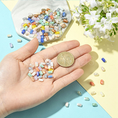 2 Strands Electroplate Glass Beads Strands EGLA-YW0005-63A-1