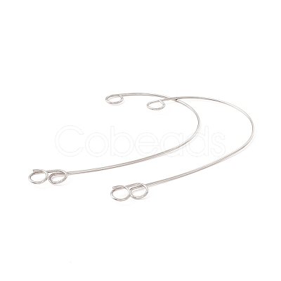 Tarnish Resistant 316 Stainless Steel Ear Cuff Findings STAS-H148-03P-1
