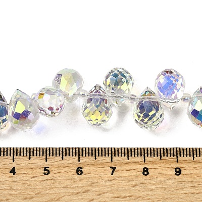 Electroplated Glass Beads EGLA-K062-01B-AB03-1