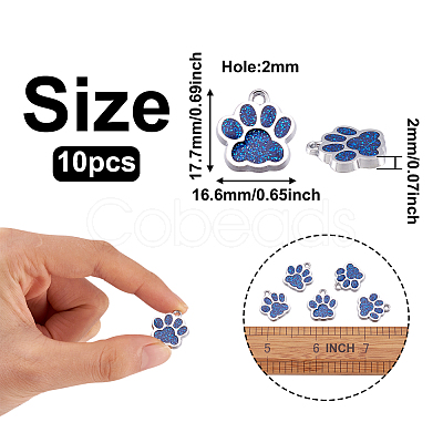 Alloy Enamel Charms ENAM-TAC0001-05A-1