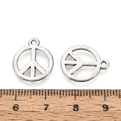 Tibetan Style Alloy Pendants TIBEP-T054-06AS-1