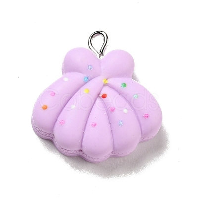 Opaque Resin Pendants RESI-G043-E06-1