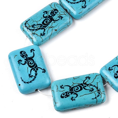 Synthetic Turquoise Beads UNKW-T001-17-1