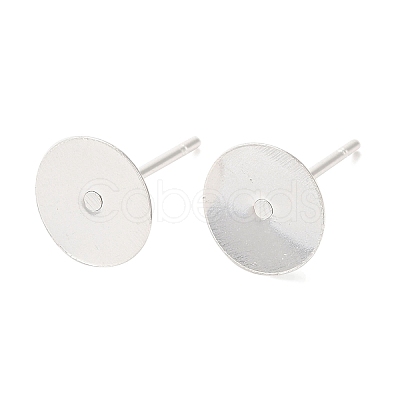 Brass Studs Earrings Finding KK-K383-05A-S-1