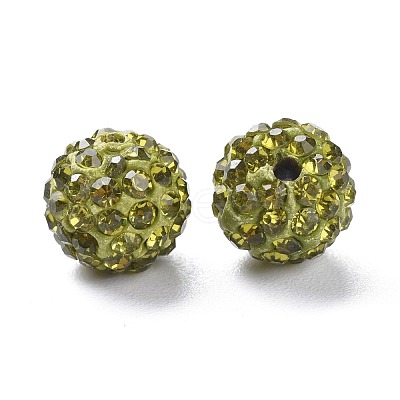 Pave Disco Ball Beads RB-A130-10mm-2-1