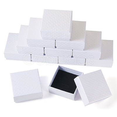 Rhombus Textured Cardboard Gift Storage Boxes CON-TAC0010-03B-01-1