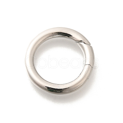 Brass Spring Gate Rings KK-L225-012P-1