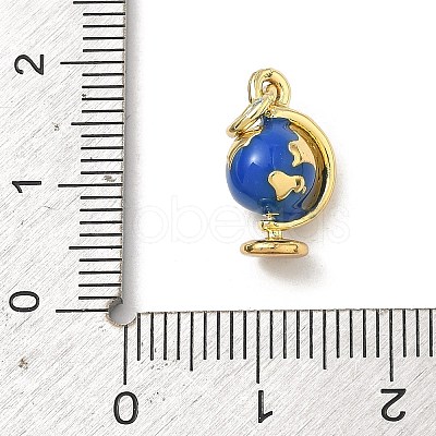 Brass Enamel Pendants KK-H255-16G-1