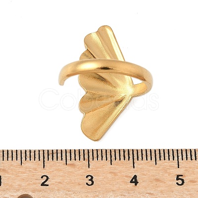 304 Stainless Steel Cuff Rings RJEW-P150-06G-1