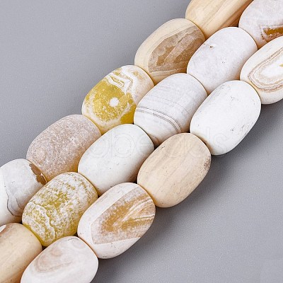Natural Agate Beads Strands G-Q606-97B-03-1