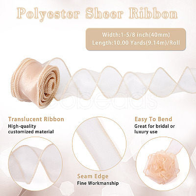 Polyester Wired Ribbon OCOR-TAC0038-10E-1