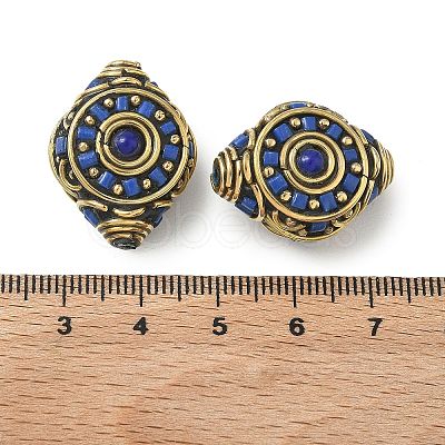 Handmade Tibetan Style Beads KK-Z157-01AG-02-1